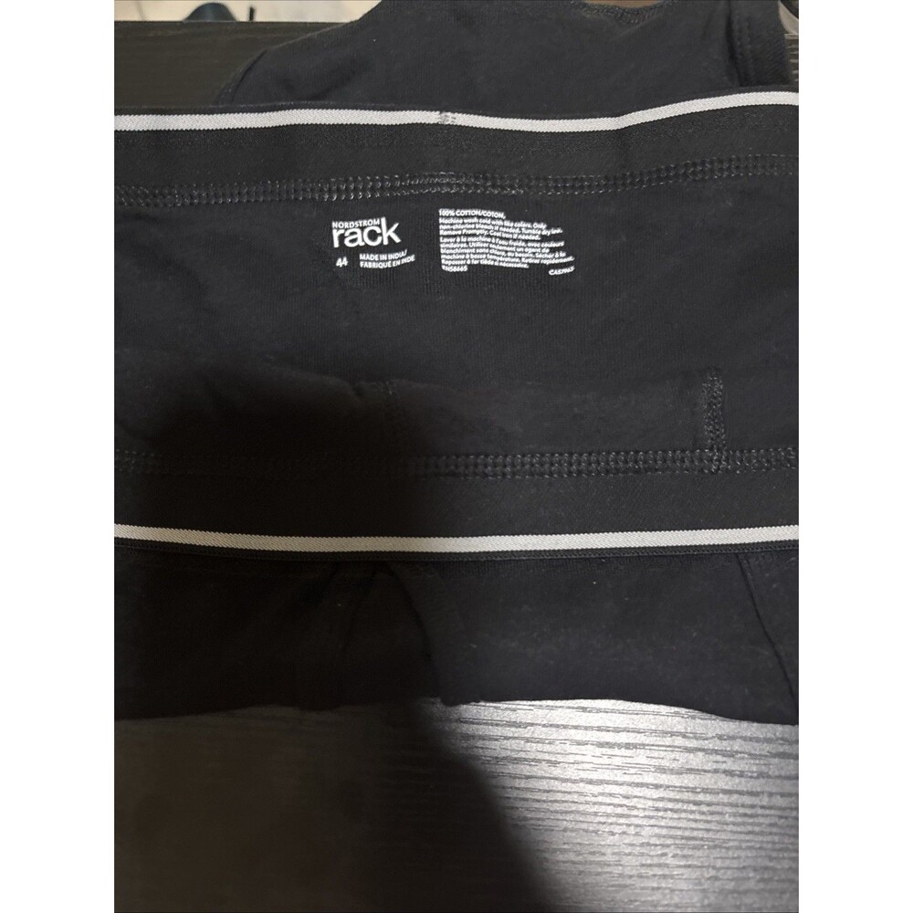 1 Pair Black Nordstrom Black Brief Underwear Sz 44 New Cotton